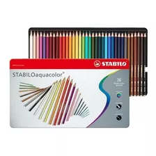 Lapices Stabilo Aquacolor Lata X 36 Colores