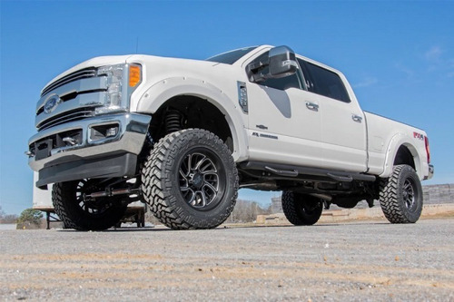 Rough Country Estribo De Escalon Ford Super Duty 2017-2022 Foto 4