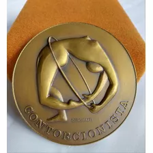 Medalha Contorcionista 1978 Arte Coimbra Portugal