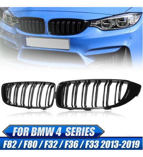 Riones Doble Liston Negra Bmw Serie M F80 F82 2013-2020 Foto 3