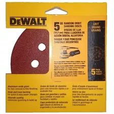 Dewalt Dw4303 Lija Para Lijadora Roto Orbital Grano #120 X 5 Unidades 