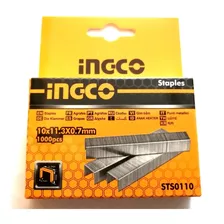 20 Cajas De Grapas De 1000 Unidades 10x0,7mm Ingco Sts0110