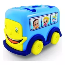 Brinquedo Educativo Didático Baby Car + Peças De Encaixe Cor Colorido