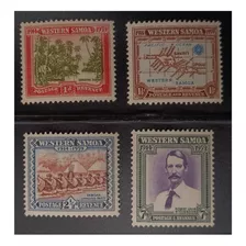 Samoa Británica 1939 Motivos Nacionales Nv. C/g Iv. 136/39