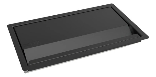 Porta Tomada De Embutir Inox 3 Tomadas 20a Preto