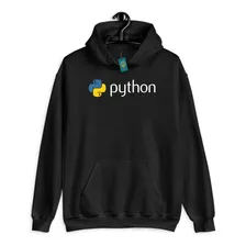 Moletom Python Code Programador Software Nerd Blusa De Frio