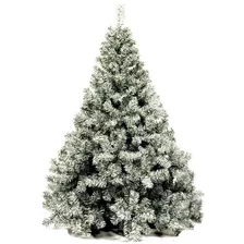 Árbol Navidad Bariloche Nevado Luxe 2,10m Sheshu Navidad