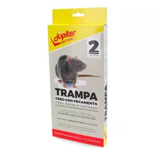 Pack 2 Trampas Con Pegamento Para Ratas Y Ratones Jupiter