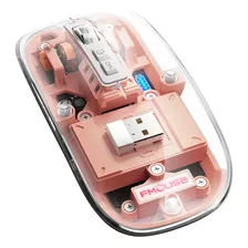Mouse De Oficina Transparente Compatible Con Bluetooth Para