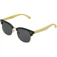 Club De Gafas De Sol Dockers Tatum Para Hombre, Negro Y Bamb