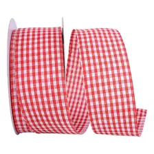 Cinta De Cuadros Con Borde Con Cable Gingham 3 Value, 2...