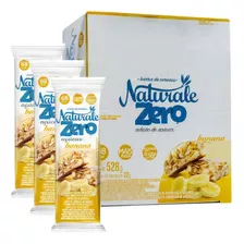 Barra De Cereal De Banana Zero Açúcar Com 24 Unidades De 22g