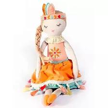 Peluche Para Niñas Diseño De Muñeca Tribal 15 In. Mon Ami