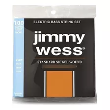 Cuerdas Bajo Electrico Jimmy Wess Niquel 48-110 100sl Msi