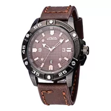 Reloj De Pulsera De Cuero Zoea Clásico Impermeable Ez8055