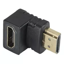 Adaptador Hdmi Macho X Hdmi Fêmea 90º Preto X-cell