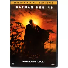 Dvd Batman Begins - Edição Especial - Duplo - Impecável