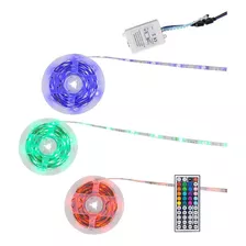 1 Rolo 5m Fita Led Rgb + Fonte + Controle St2047