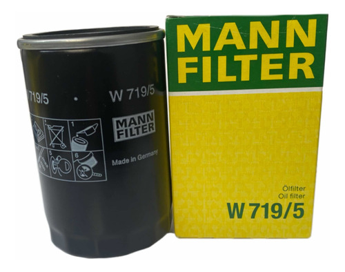 Filtro Aceite Mann Filter W719/5 Vw Vocho Caribe Combi Atla  Foto 3