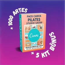 Pack Canva - Pilates Studio Saúde +bônus+1000artes