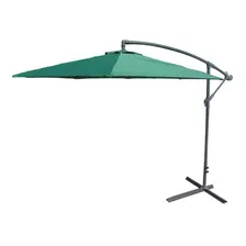 Sombrilla Parasol Jardin Grande Lateral Con Base 300 Cm