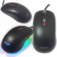 Mouse Gamer Rgb Acer 6400dpi 6bot Usb Optico 6 Efectos Luces