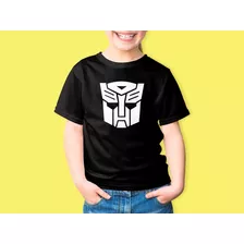 Camiseta Infantil Transformer Autobots 100% Algodão