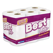 Papel Higiênico Best Lite Folha Dupla C/12 Rolos