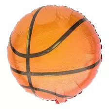 Globo Metalico 18 Basketball. Incluye 5 Piezas.