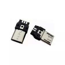 Conector Micro Usb Tipo B Macho E Femea 5pin - Kit 14 Pares