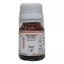 Streptomycin Sulphate Envase Con 5 Gr. Marca Tm Media