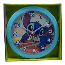 Reloj De Pared Disney Niños Color Del Fondo Stitch