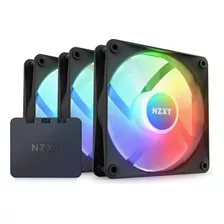 Pack 3 Fans Nzxt F120rgb Core Negro Controlador Incluido