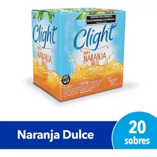 Jugo En Polvo Clight Naranja Dulce Caja 20 Unidades