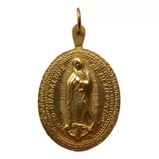 Medalla Oro 10k Virgen De Guadalupe #1362 Bautizo Comunión