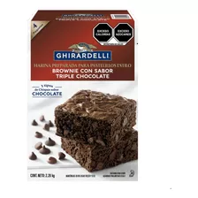 Harina Para Brownies Con Chocolate Triple Ghirardelli 2.26kg