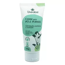 Creme Para Pés E Pernas 100g - Livealoe