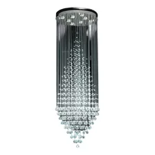 Plafon Trompo 8 Luces 50 Cm Lluvia Cristal Apto Led Gu10 Mg