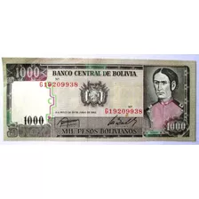 C8581 - Bolívia - Cédula De 1000 Bolivianos De 1982 Em Perfe