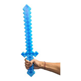 Espada Pico Tridente Diamante Minecraft Con Sonido Juguete