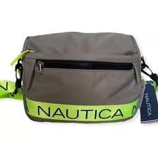 Cartera Crossbody Nautica Color Verde/arena 100% Original