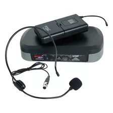 Microfono Uhf Diadema Inalambrico 40m Gmi 6851h