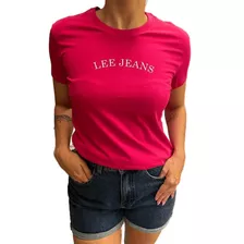 Camiseta T Shirt Feminina Lee Jeans Original Baby Look Linda