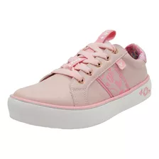 Tenis Distroller Choclo Moda Niña Rosa Pastel Chamoy 18-26