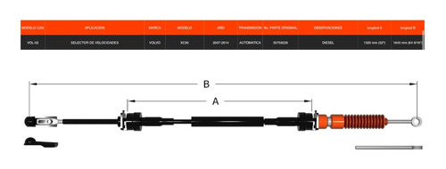 Chicote Volvo Xc90 Selector Caja De Transmisin Automtica Foto 4