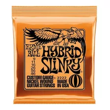 Encordoamento Ernie Ball Guitarra Hybrid Slinky 009 Custom