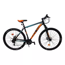 Mountain Bike Slp 5 Pro 2023 R29 M 21v Frenos De Disco Mecánico Cambios Slp Color Negro/celeste/naranja Con Pie De Apoyo 