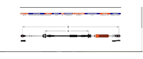Chicote De Chevrolet Astro 98 Transmision Automtica  Foto 4