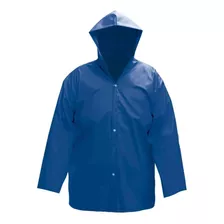 Capa De Chuva Azul Tamanho G Modelo Com Forro Worker