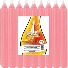 Kit Econômico Nº05 Com 40 Velas - Rosa